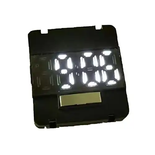 Valkoinen LED-kosketuselektroniikkakello